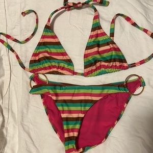 Vix striped bikini